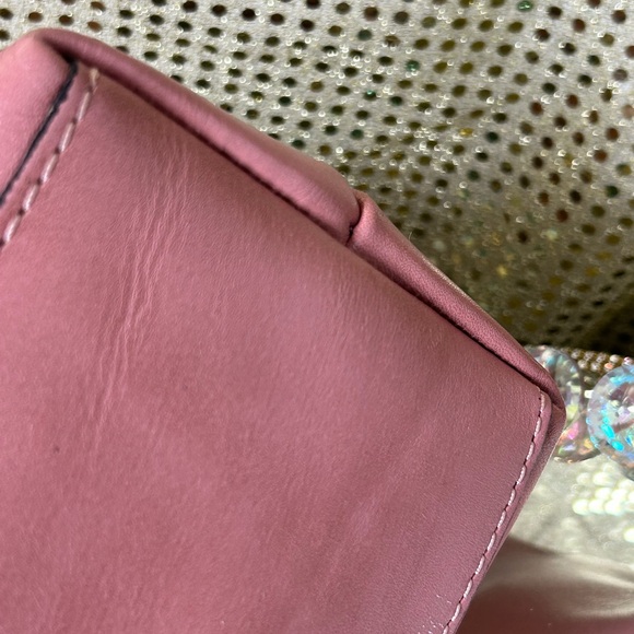 Patricia Nash 10th Anniversary Pink Embossed Handbag w/Dustbag Approx 9.5x 10x 4 - Picture 16 of 17